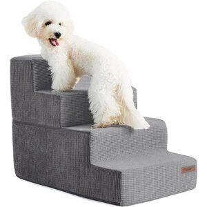 Dog Stairs for Small Dogs - Pet Stairs for High Beds and Couch,Folding Pet Steps